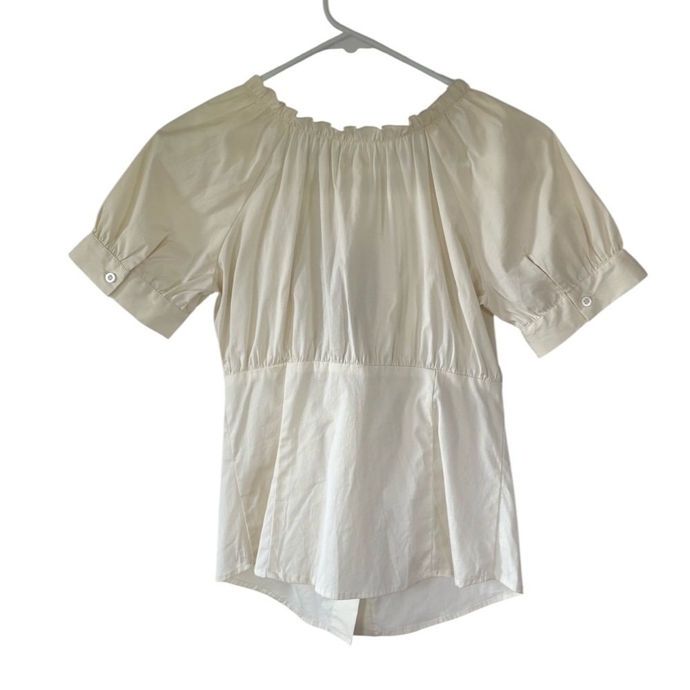 Edme & Esyllte Ivory Top. - Picture 3 of 7